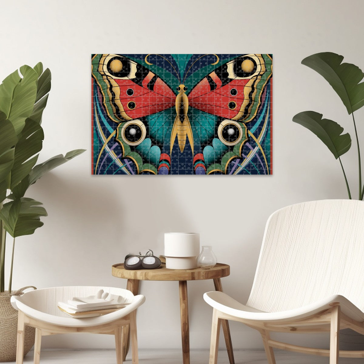 A Butterfly | 1000-Piece Oak Wood Jigsaw Puzzle