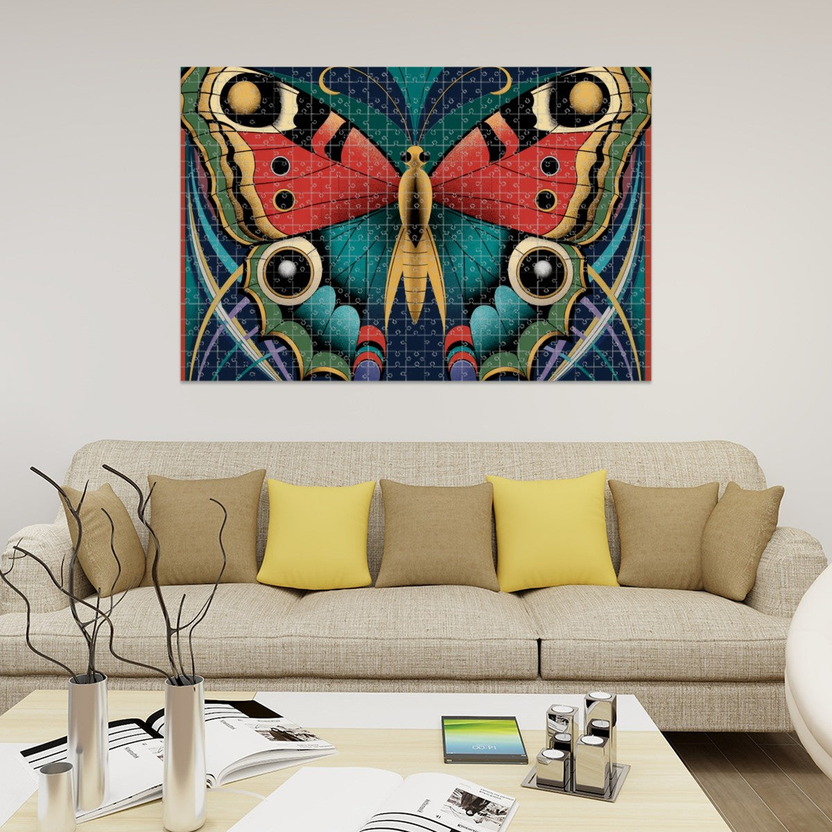 A Butterfly | 1000-Piece Oak Wood Jigsaw Puzzle