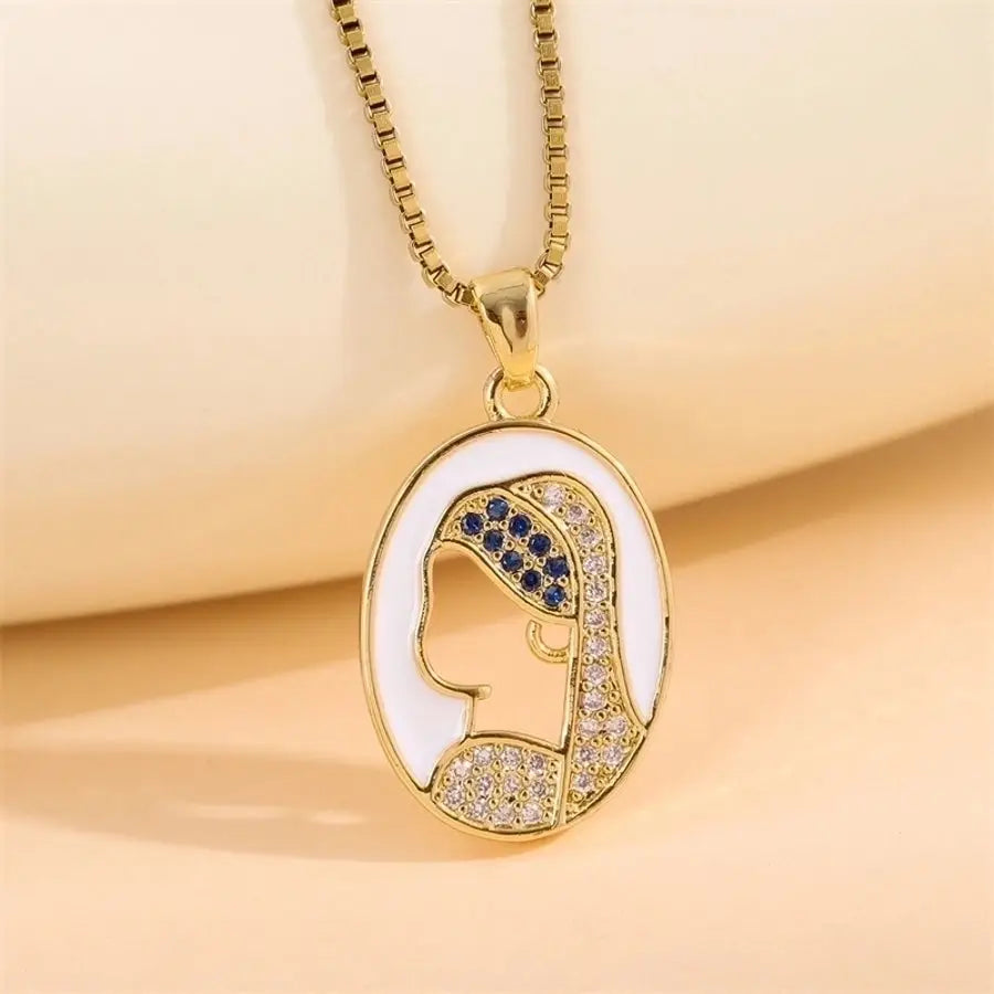 18k Gold-Plated Stainless Steel Pendant Necklaces