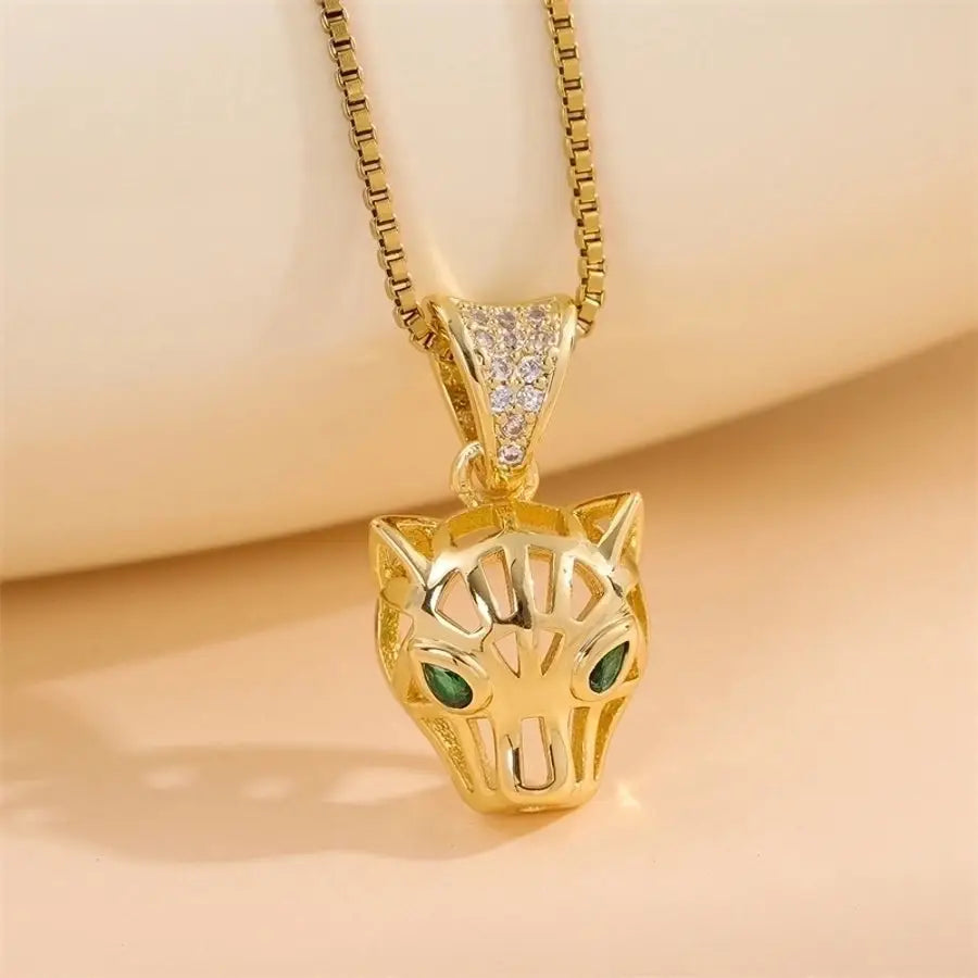 18k Gold-Plated Stainless Steel Pendant Necklaces