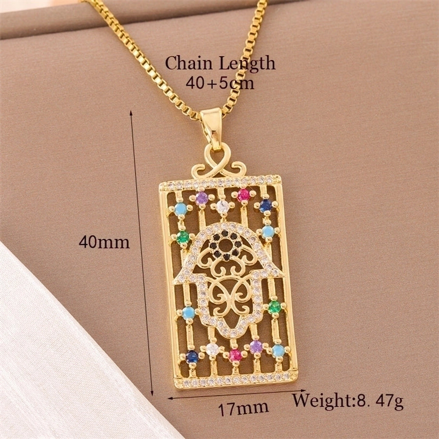 18k Gold-Plated Stainless Steel Pendant Necklaces