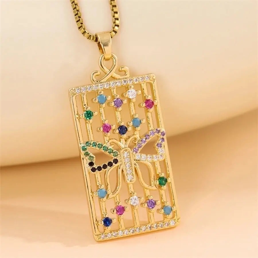 18k Gold-Plated Stainless Steel Pendant Necklaces