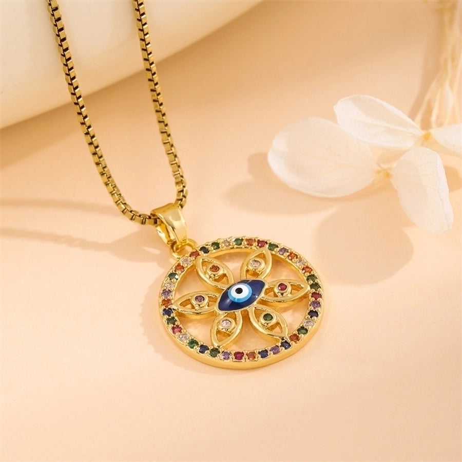 18k Gold-Plated Stainless Steel Pendant Necklaces