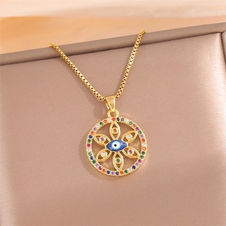 18k Gold-Plated Stainless Steel Pendant Necklaces