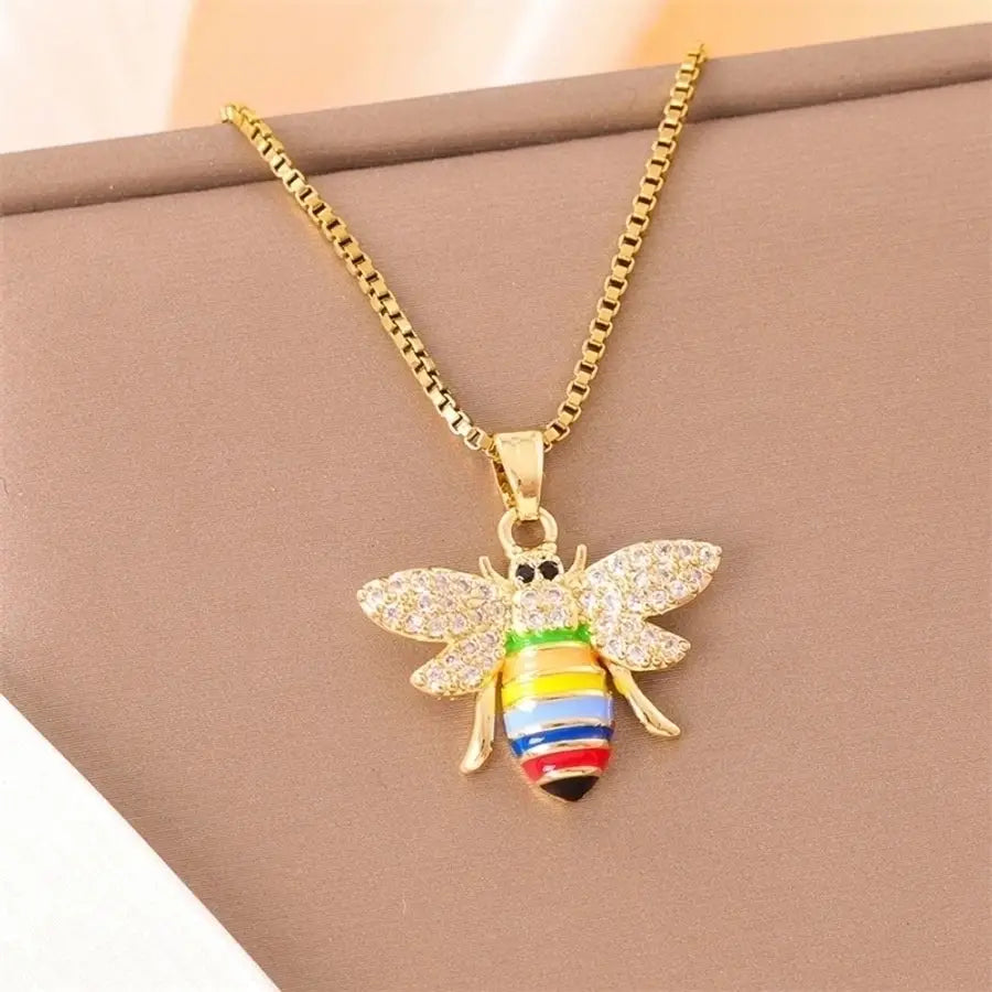 18k Gold-Plated Stainless Steel Pendant Necklaces