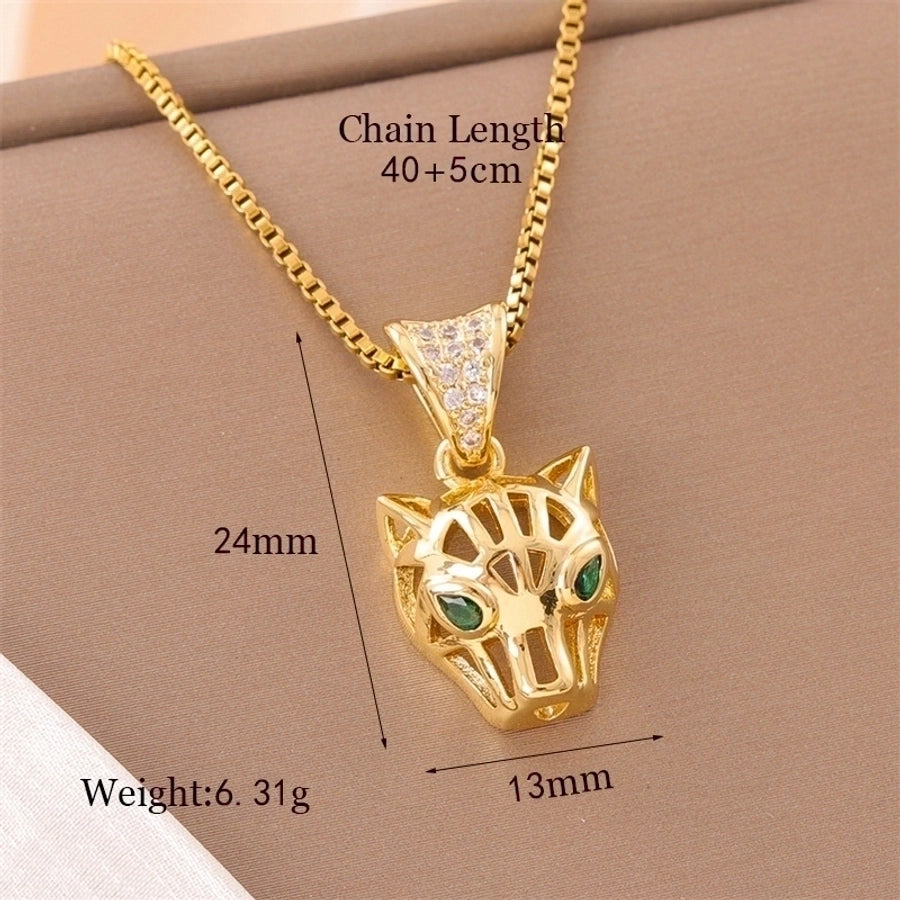 18k Gold-Plated Stainless Steel Pendant Necklaces