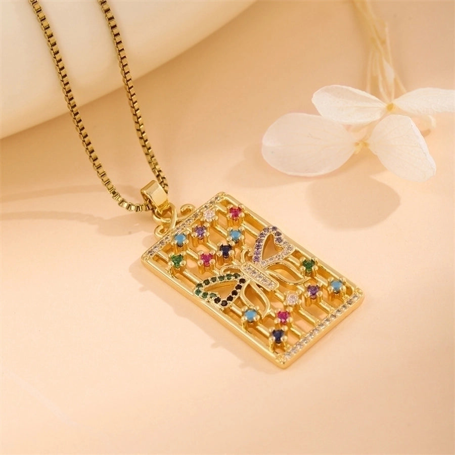 18k Gold-Plated Stainless Steel Pendant Necklaces