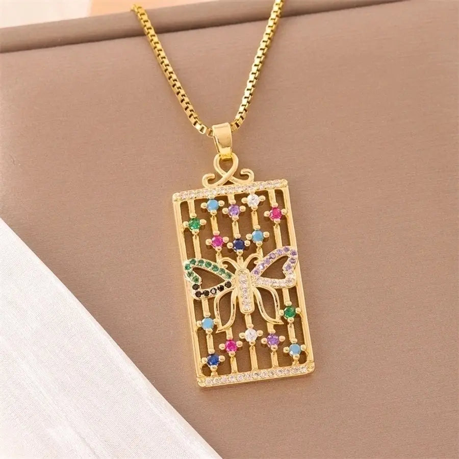 18k Gold-Plated Stainless Steel Pendant Necklaces