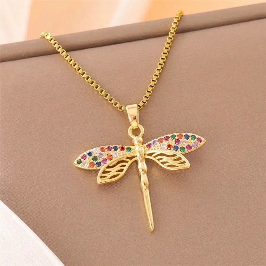 18k Gold-Plated Stainless Steel Pendant Necklaces