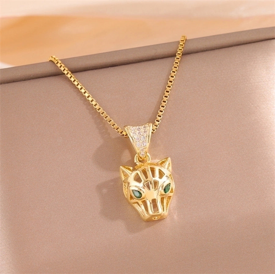 18k Gold-Plated Stainless Steel Pendant Necklaces