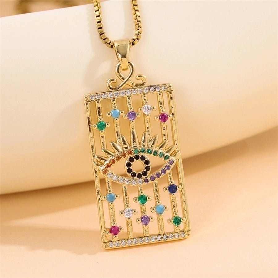 18k Gold-Plated Stainless Steel Pendant Necklaces