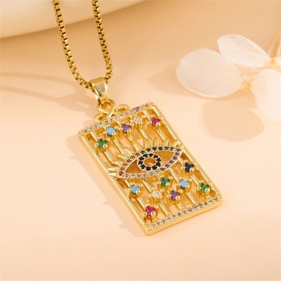 18k Gold-Plated Stainless Steel Pendant Necklaces