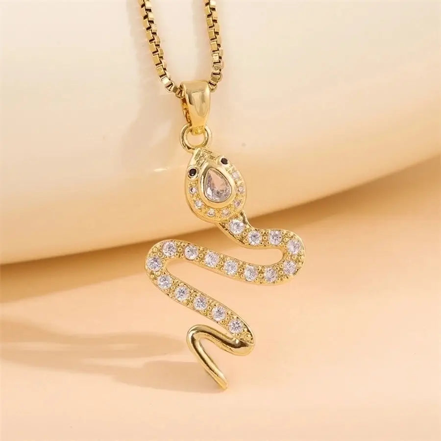 18k Gold-Plated Stainless Steel Pendant Necklaces