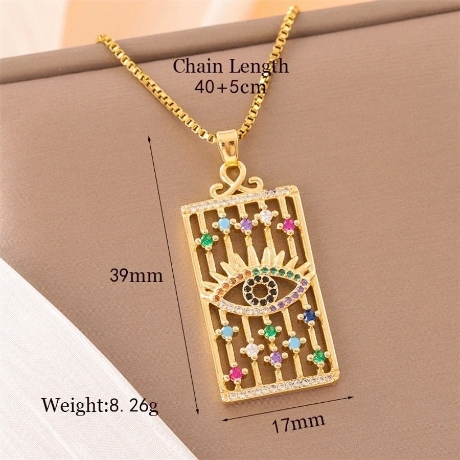 18k Gold-Plated Stainless Steel Pendant Necklaces