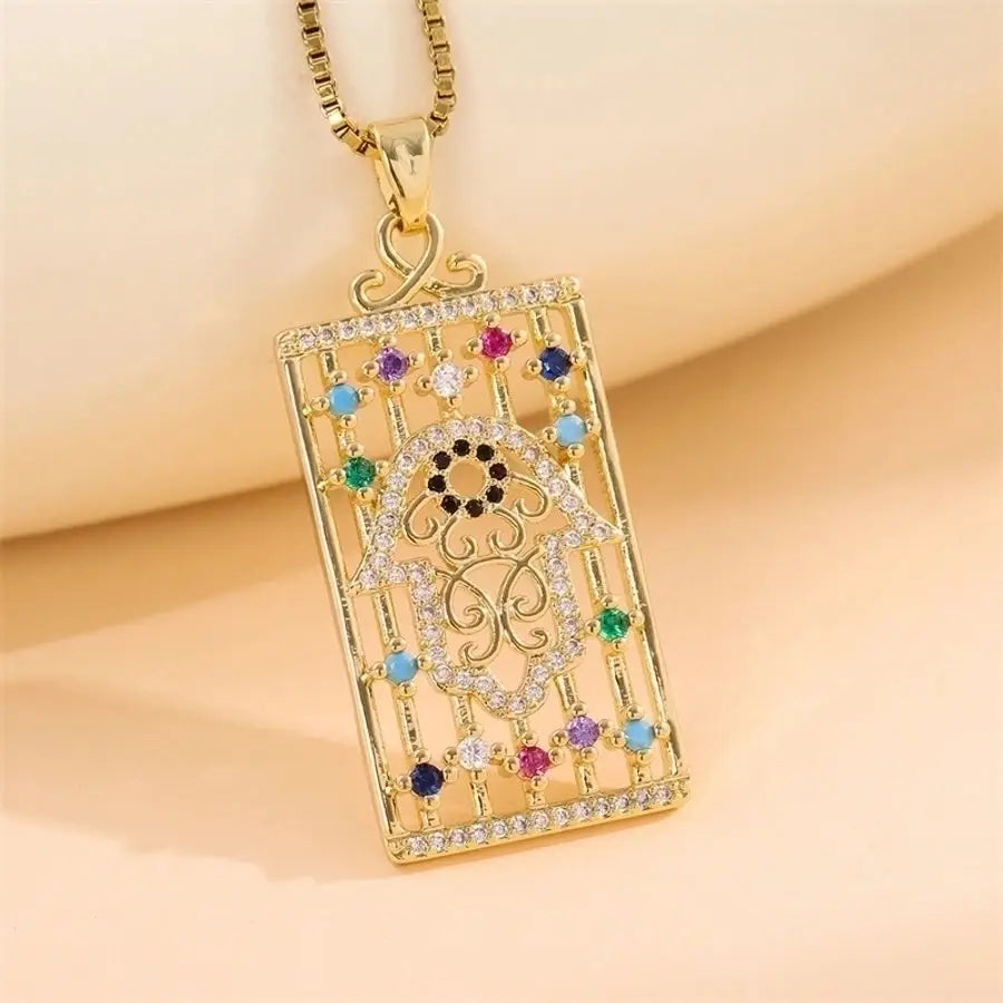 18k Gold-Plated Stainless Steel Pendant Necklaces