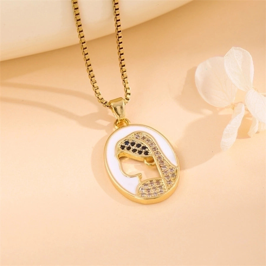 18k Gold-Plated Stainless Steel Pendant Necklaces